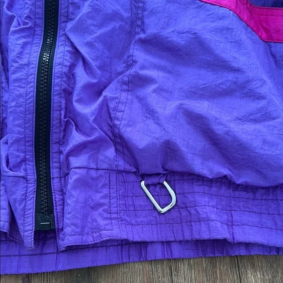 Vintage Purple Windbreaker 90’s Jacket - Picture 3 of 11